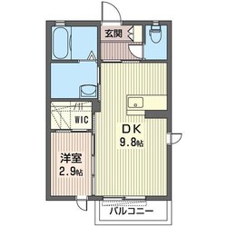 エコルドソレイユDの物件間取画像